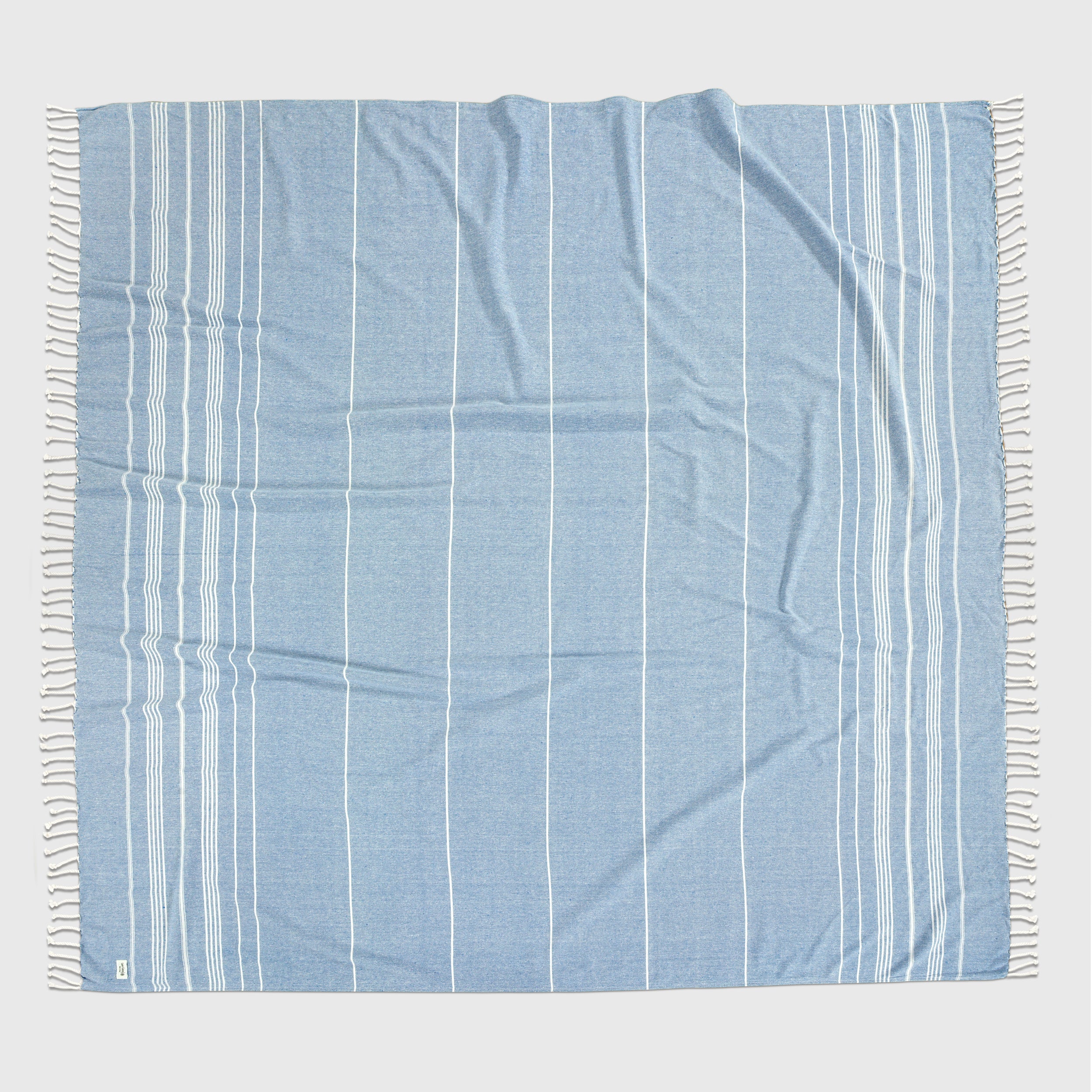 Turkish Towel Beach Blanket - Sky Blue